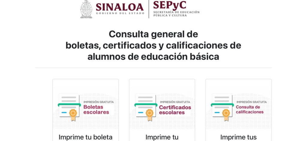Ya pueden descargar la boleta de calificaciones