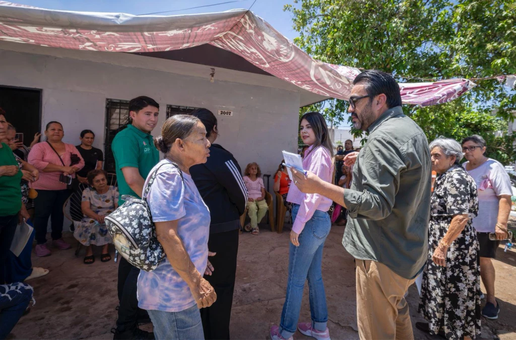 Juan de Dios Gámez supervisa obras, arroyos y canales en Culiacán