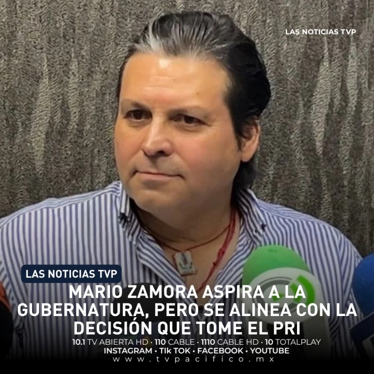Mario Zamora aspira a la gubernatura, pero se alinea con la decisión que tome el PRI