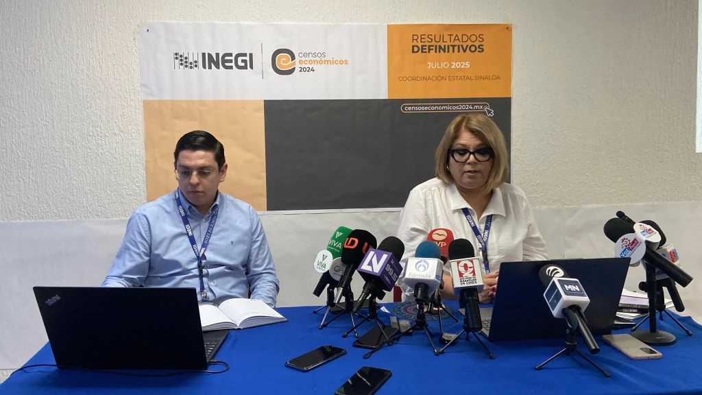 Presenta INEGI resultados de Censos Económicos 2024 en Sinaloa
