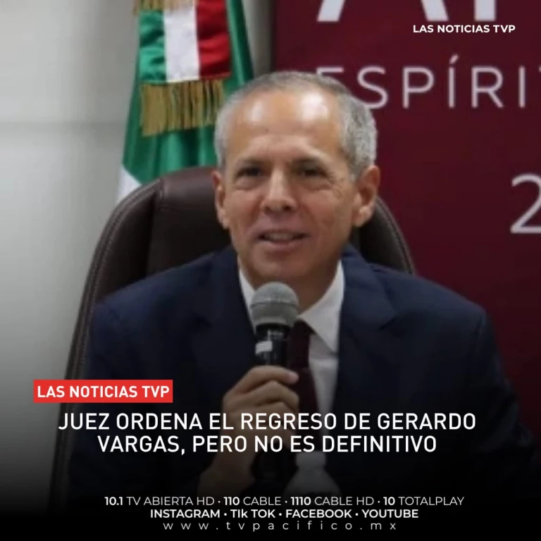 Juez ordena el regreso de Gerardo Vargas, aunque no es definitivo
