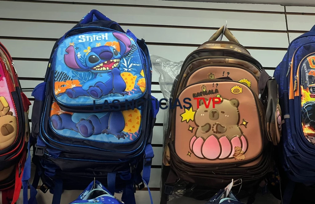 Capybara y Stich, las mochilas con mayor demanda en Culiacán