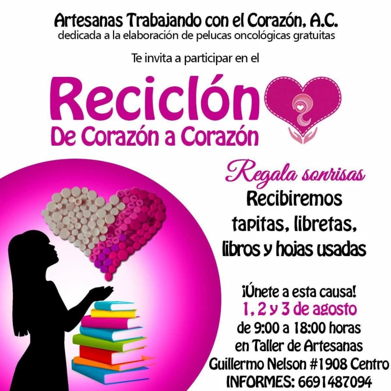 Únete al Reciclón de Corazón a Corazón para apoyar a la creación de pelucas oncológicas