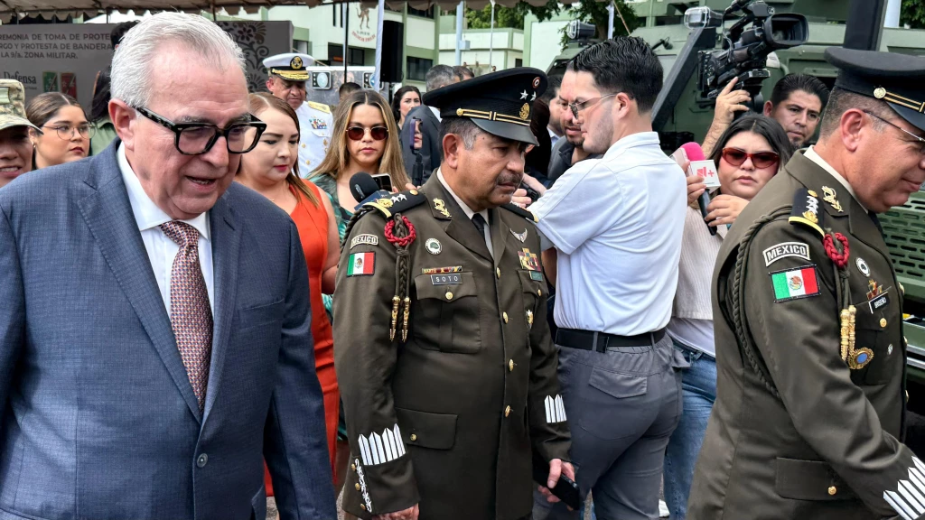 Santos Gerardo Soto llega a la 9na Zona Militar en Culiacán
