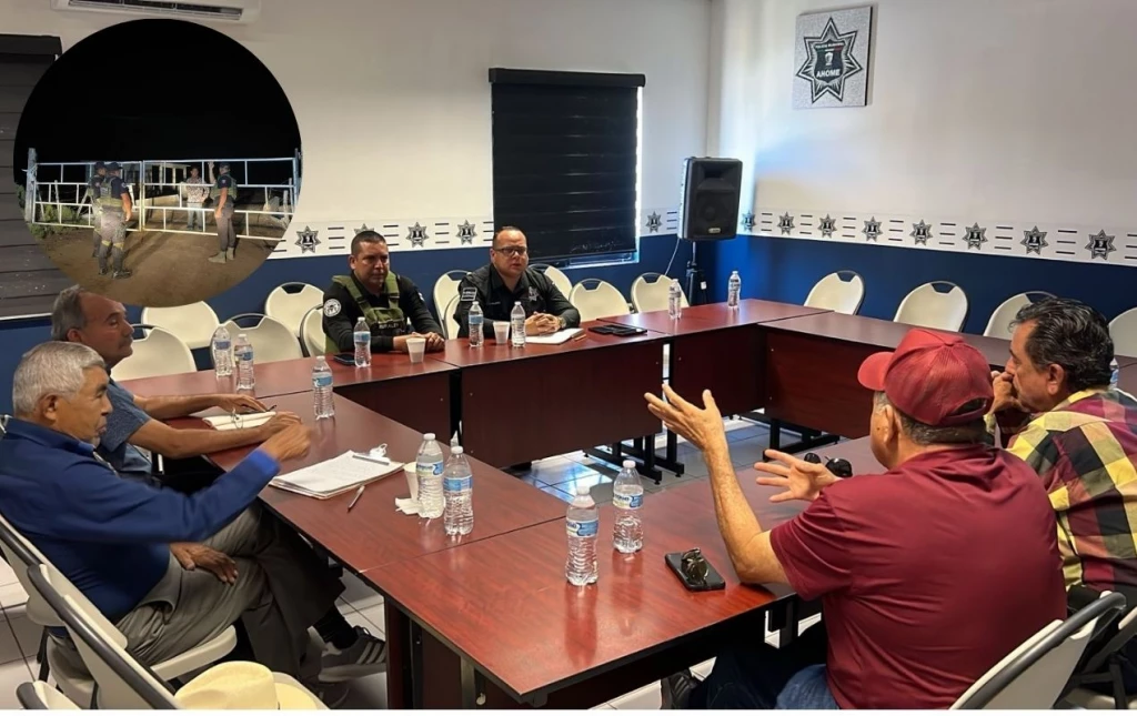 Seguridad Pública de Ahome acuerda trabajar en coordinación con acuicultores y sector pesquero