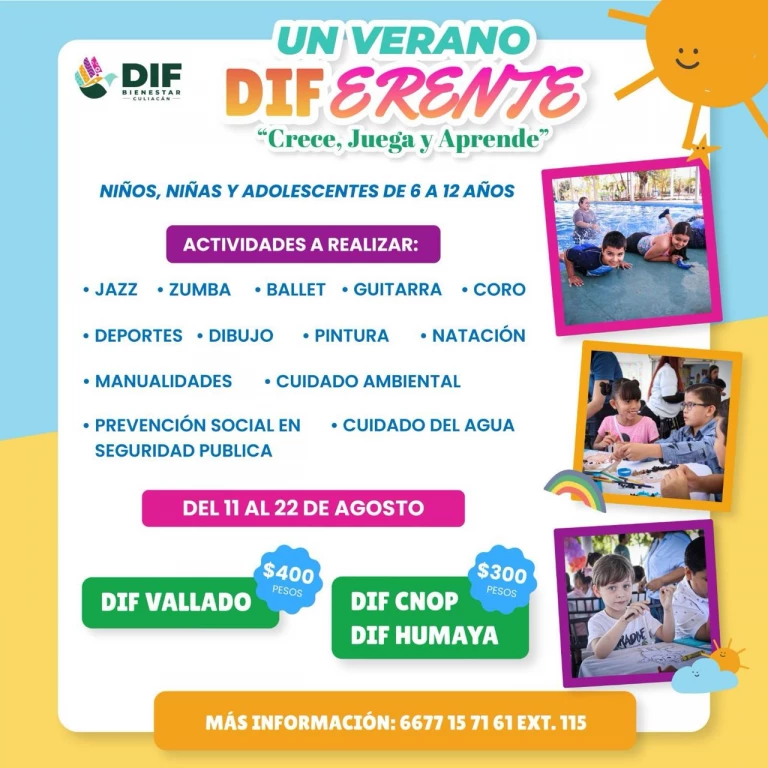 Por comenzar “Un Verano DIFerente”
