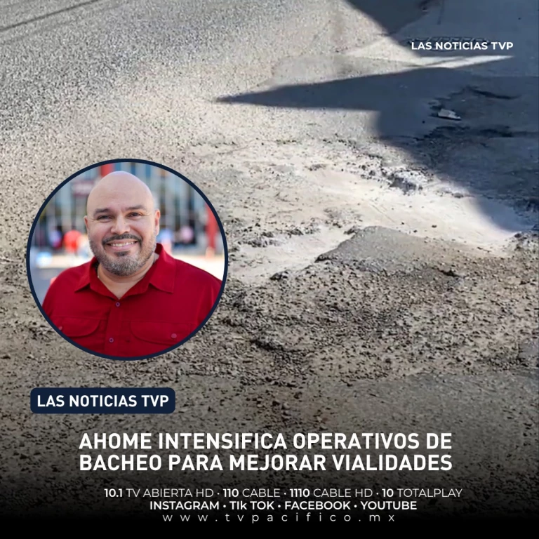 Ahome intensifica operativos de bacheo para mejorar vialidades