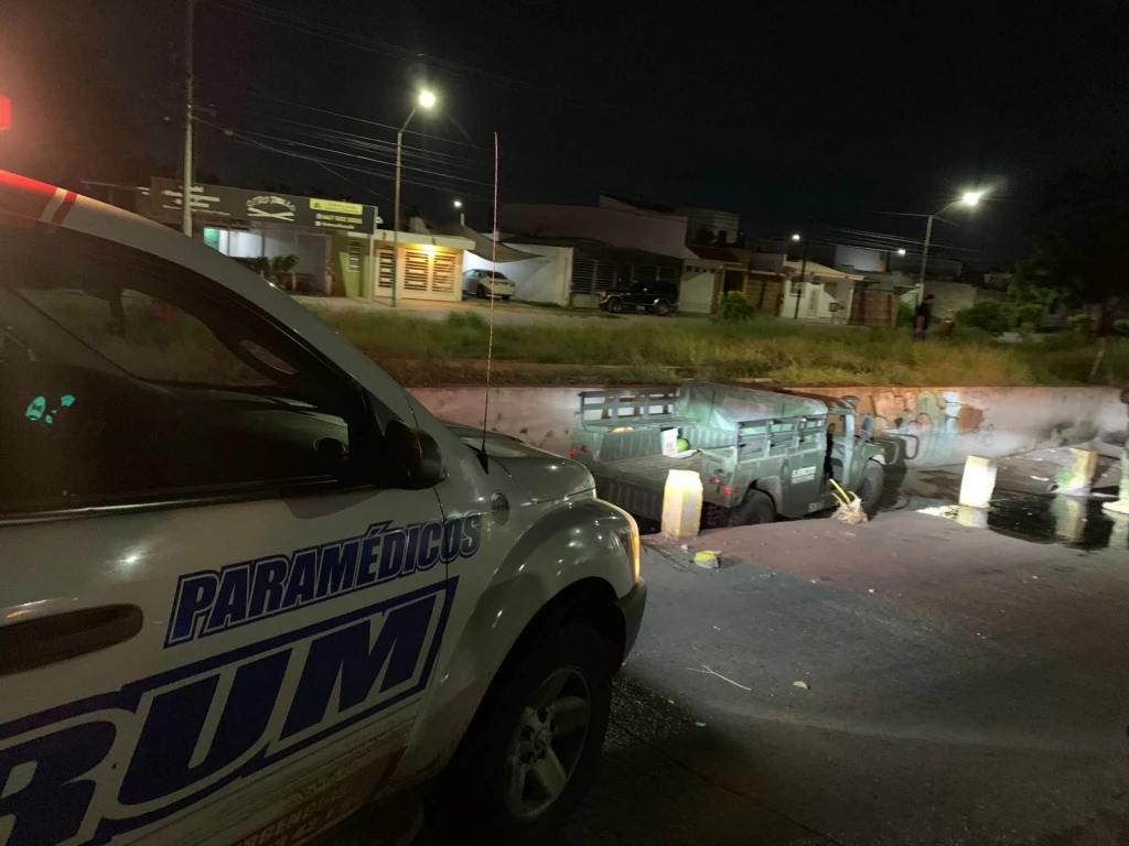 Militares resultan lesionados tras accidente en Barrancos, en Culiacán