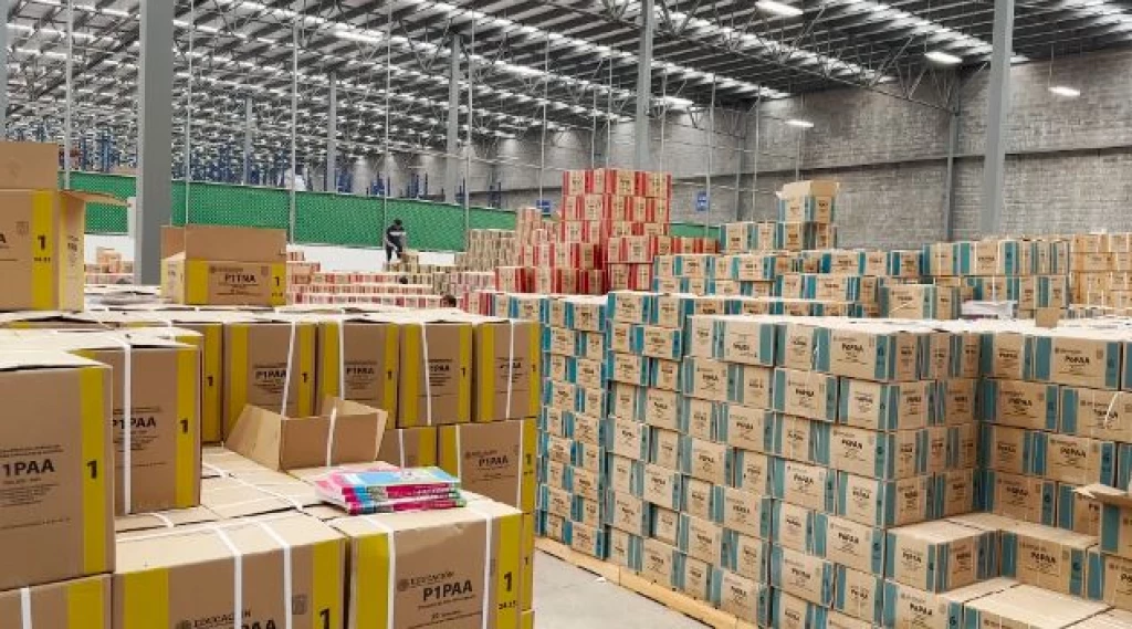 Almacenes de SEPyC ya tienen el 100% de los libros de texto