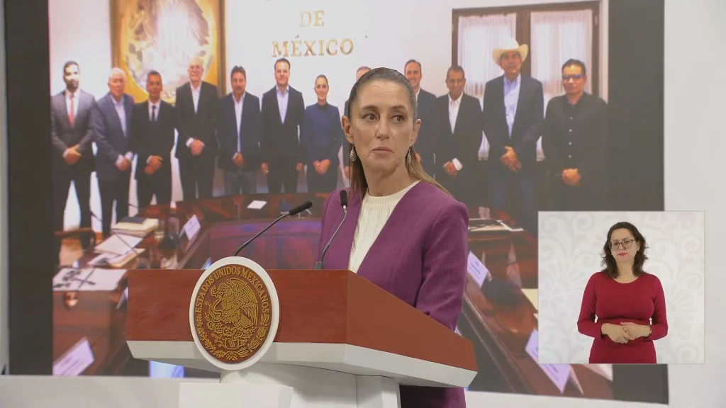 Se reune Sheinbaum con mandatarios de Sonora, Coahuila y Durango