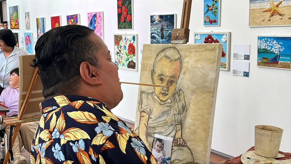 Exposición de pintores con la boca llena de inspiración el Museo de Arte de Mazatlán