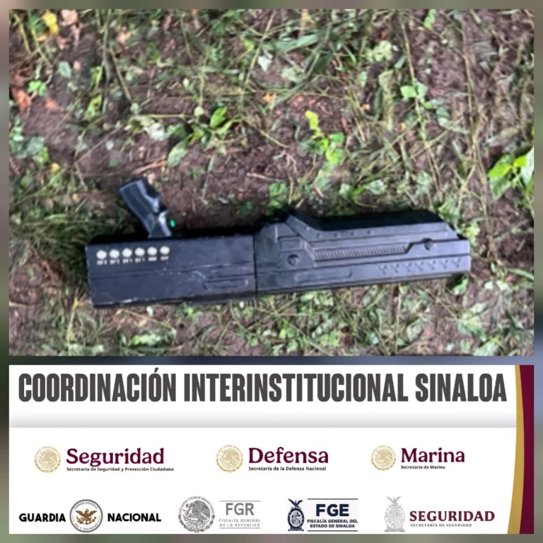 Artefactos explosivos y una pistola antidron asegura Grupo Interinstitucional en San Ignacio