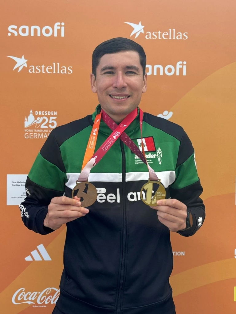 Javier Armenta hace historia en los Juegos Mundiales de Trasplantados