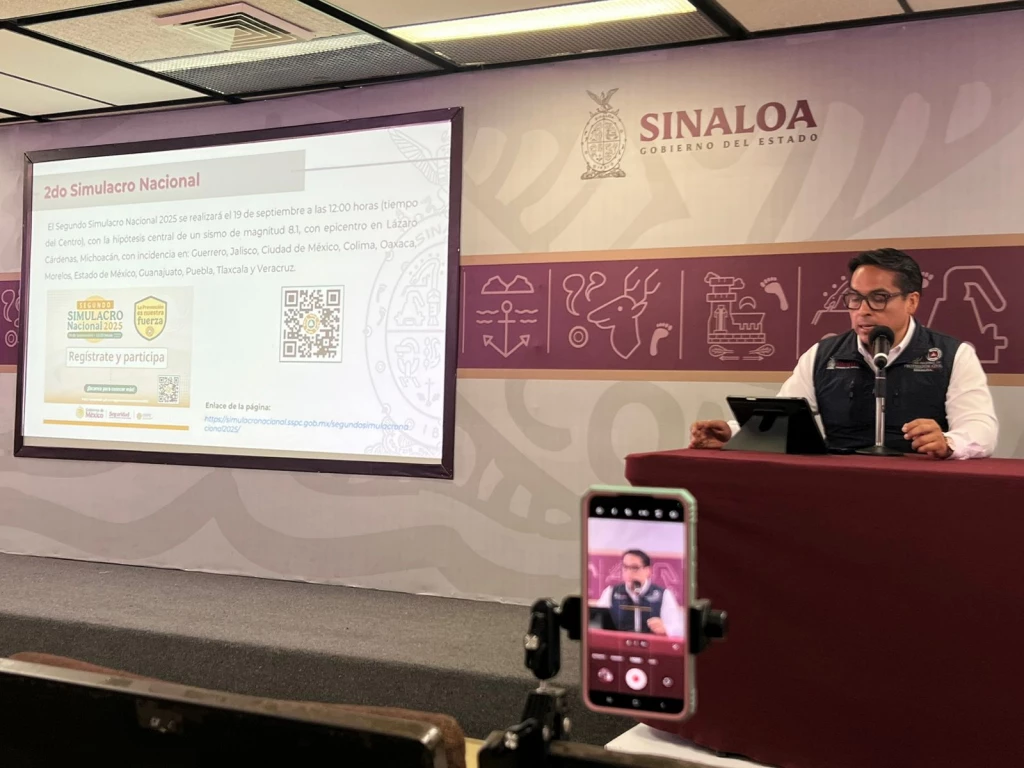 Sinaloa participará en el simulacro nacional de sismo