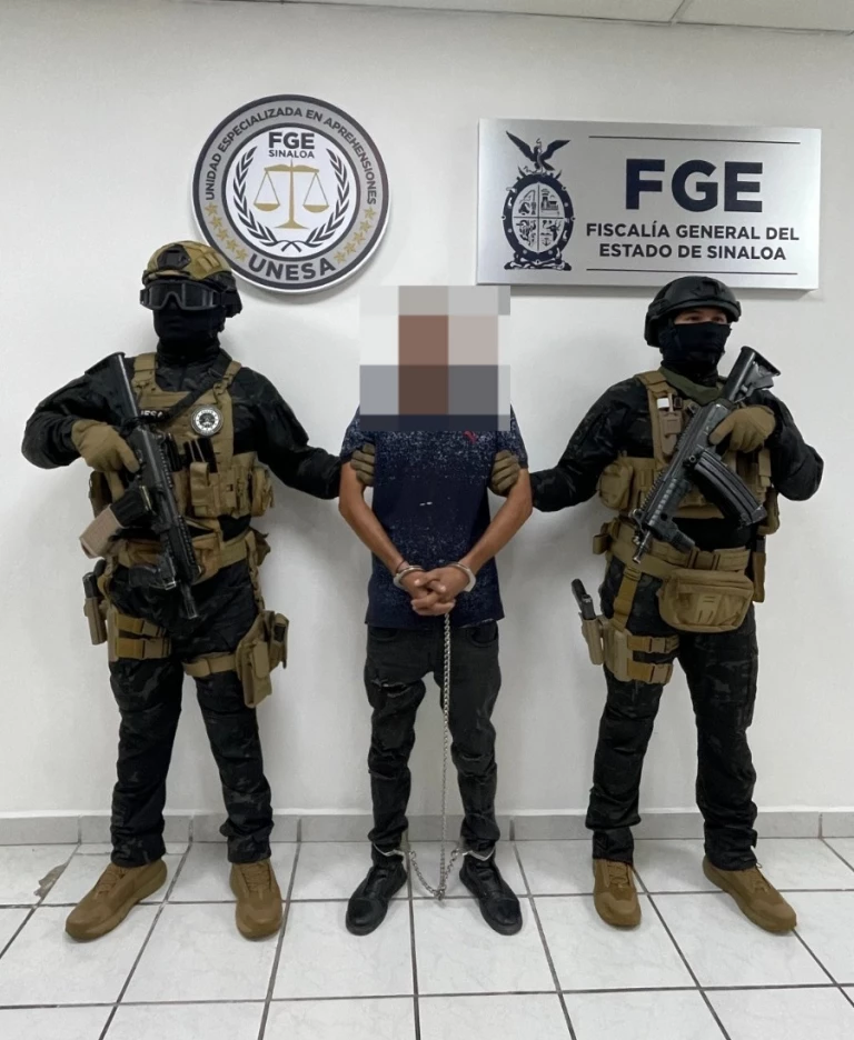 UNESA ejecuta orden de aprehensión por homicidio doloso en Culiacán