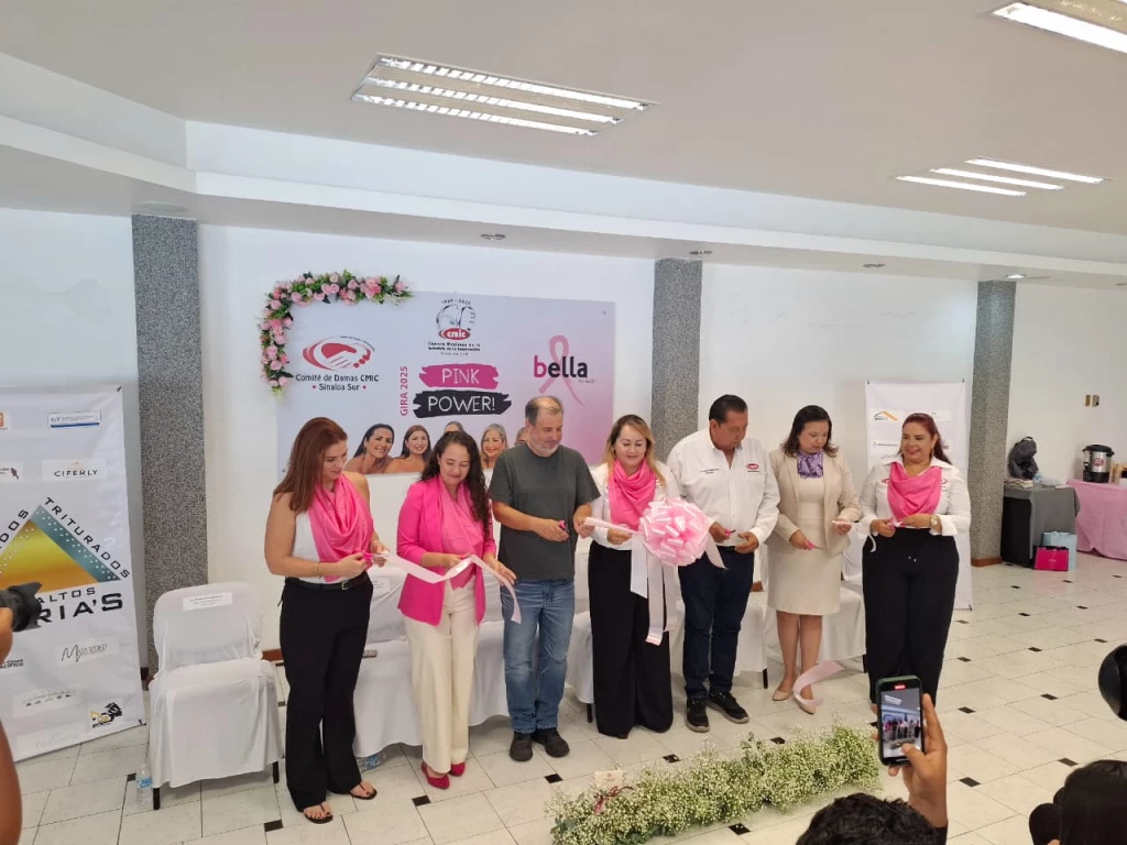 Comienza campaña "Pink Power” con acciones de prevención contra el cáncer de mama en Mazatlán