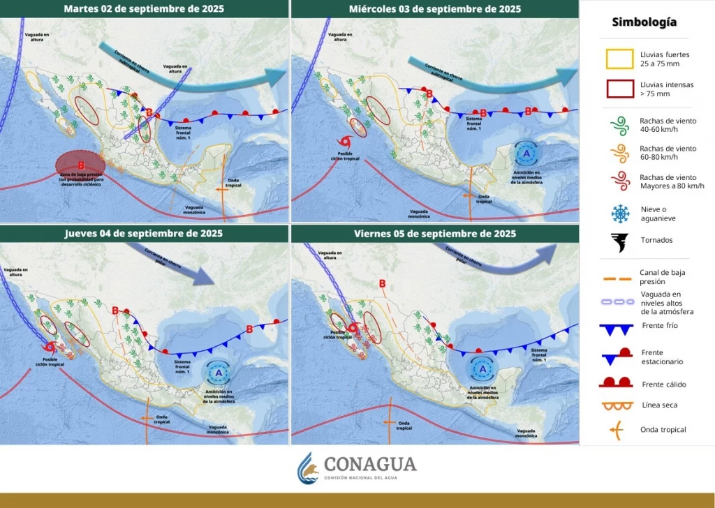 Tormenta Tropical Lorena amenaza con intensas lluvias en Sonora