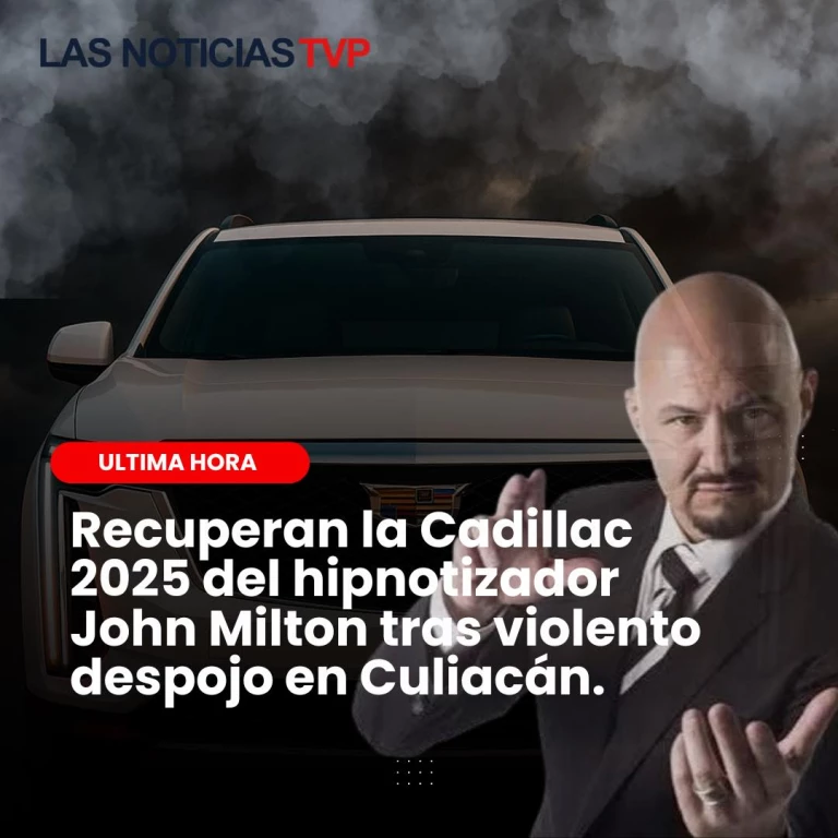 Recuperan Cadillac 2025 despojada a John Milton en la carretera Culiacán–Eldorado
