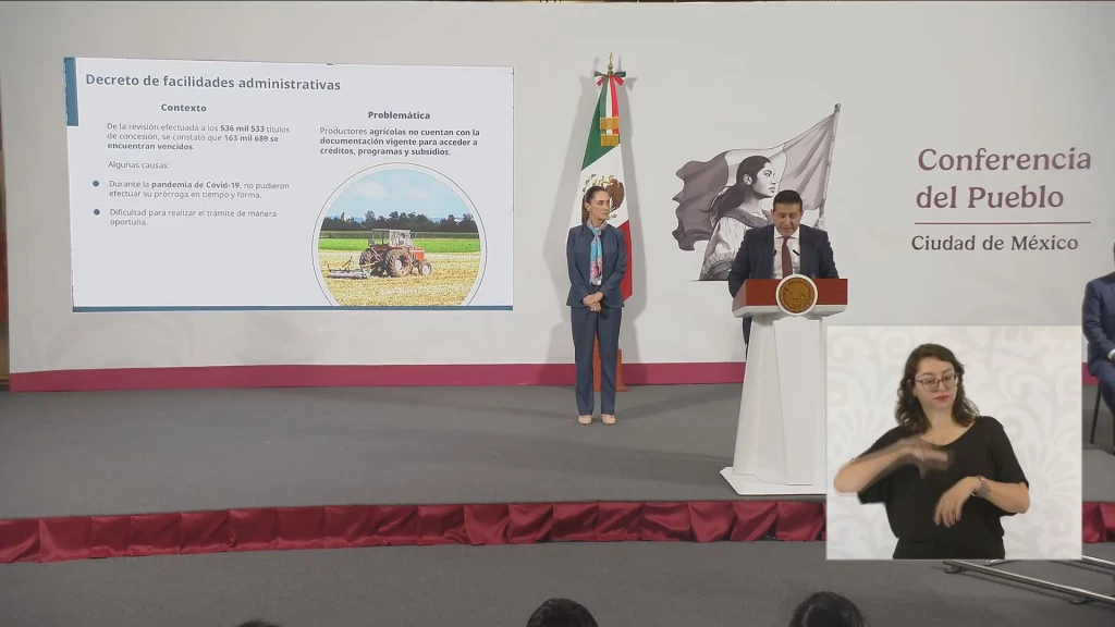 CONAGUA  estableció un decreto para  concesiones de agua