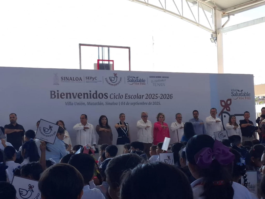 Inauguran Escuela Primaria Sixto Osuna en Villa Unión e inician el ciclo escolar 2025-2026 en Sinaloa