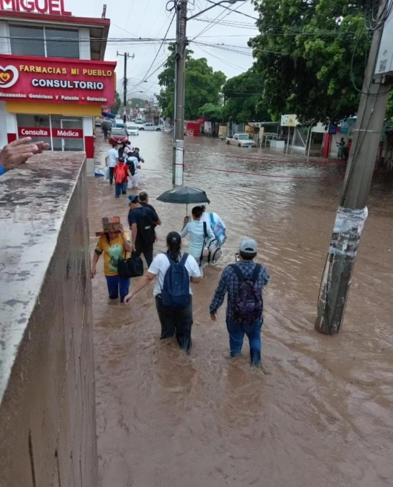 En Ahome, 200 familias se vieron afectadas por las recientes lluvias