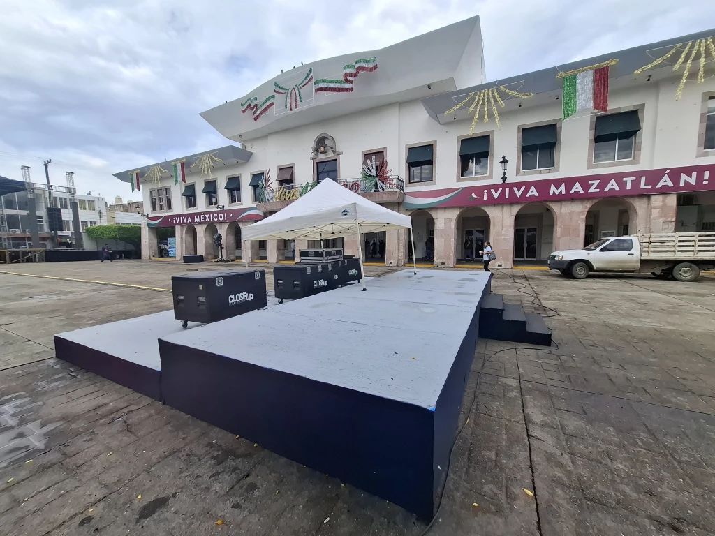 Avanzan preparativos para el Grito de Independencia en Mazatlán