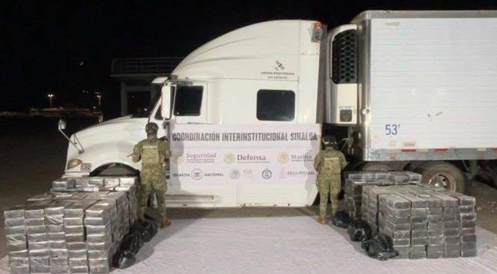 Aseguran 1.5 toneladas de metanfetamina en Mazatlán