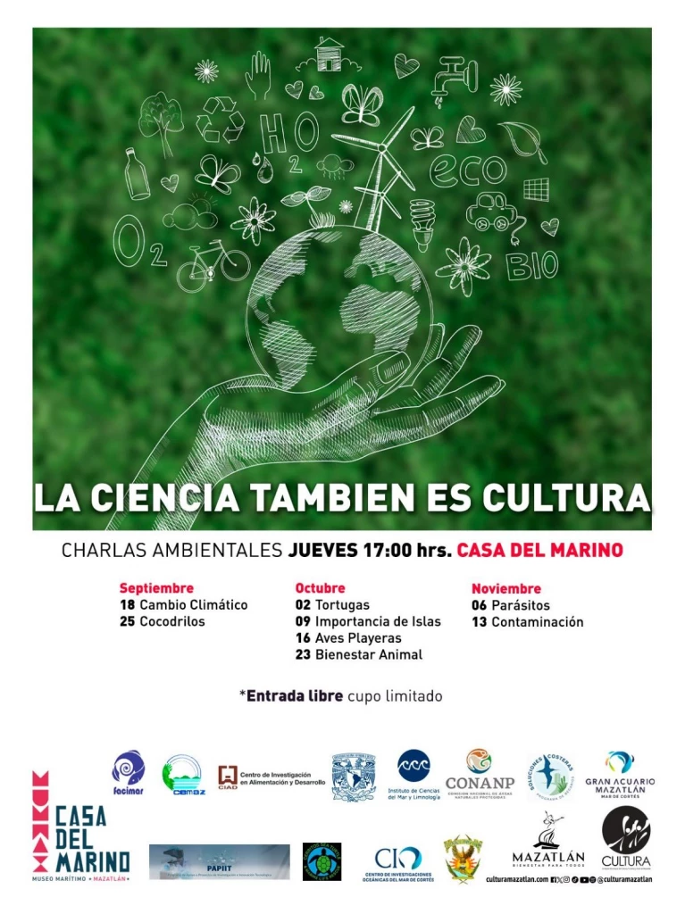 Invitan a pláticas en Casa del Marino llamadas “La Ciencia también es Cultura”