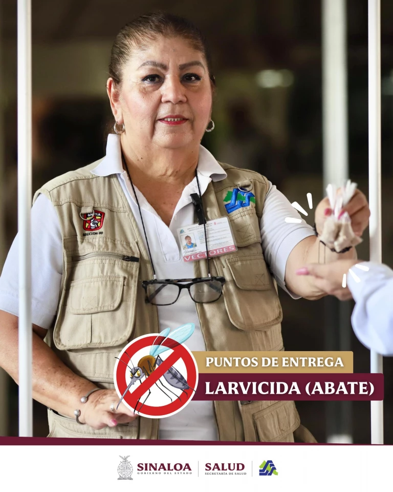 La Secretaría de Salud entrega “abate”, coloca puntos en todo el estado