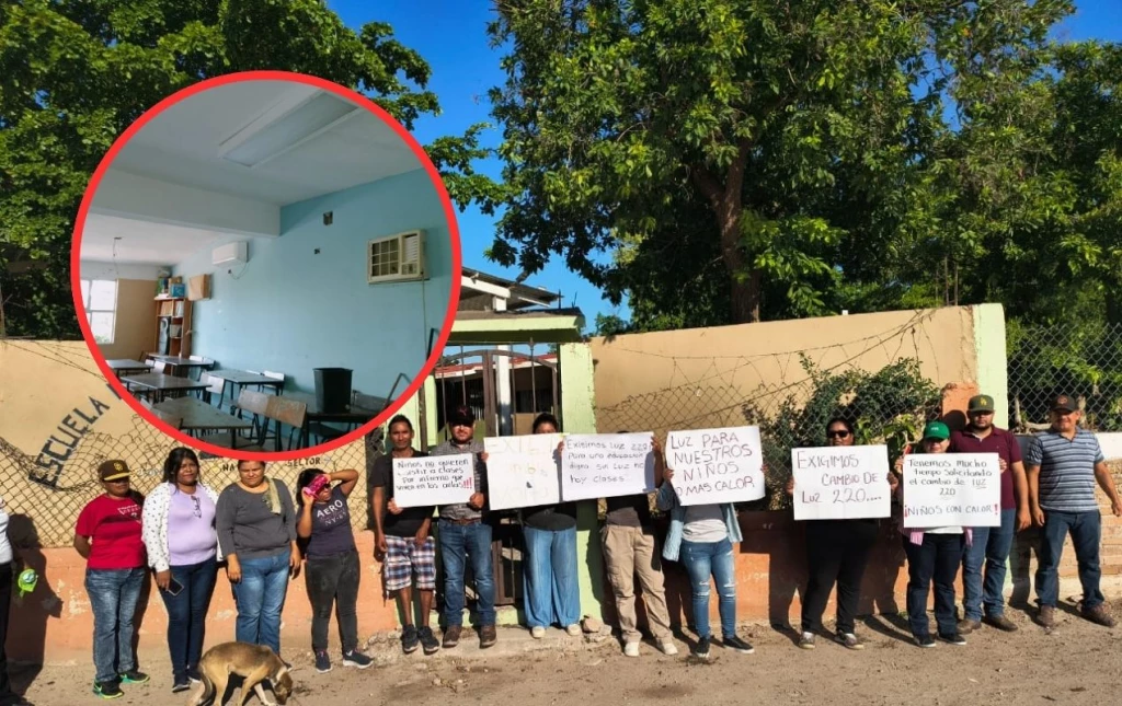 ¡Atención! Madres de familia de primaria en Tesila exigen corriente 220 para operación del plantel