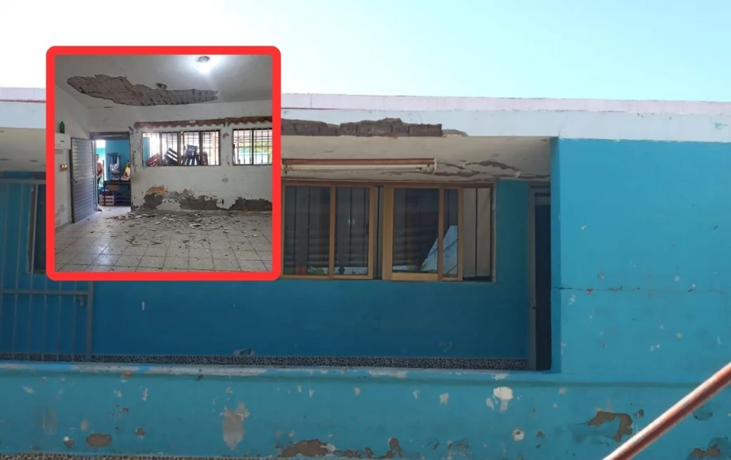 ¡Precaución! Toman primaria de El Huitussi por riesgo en marquesinas