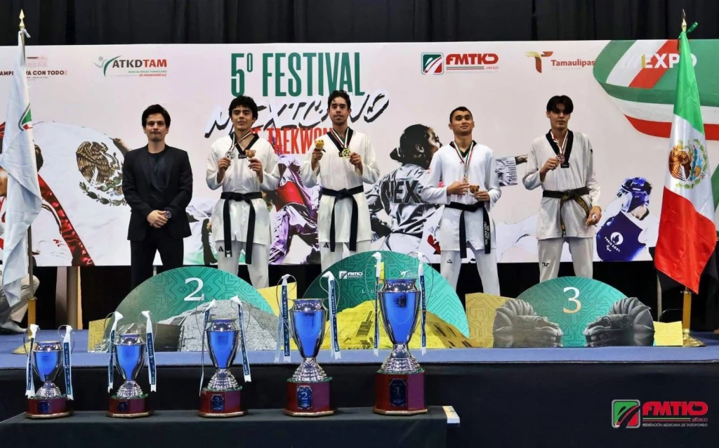 Brilla el mazatleco Álvaro Alexander Chávez Ontiveros en el Quinto Festival Mexicano de Taekwondo