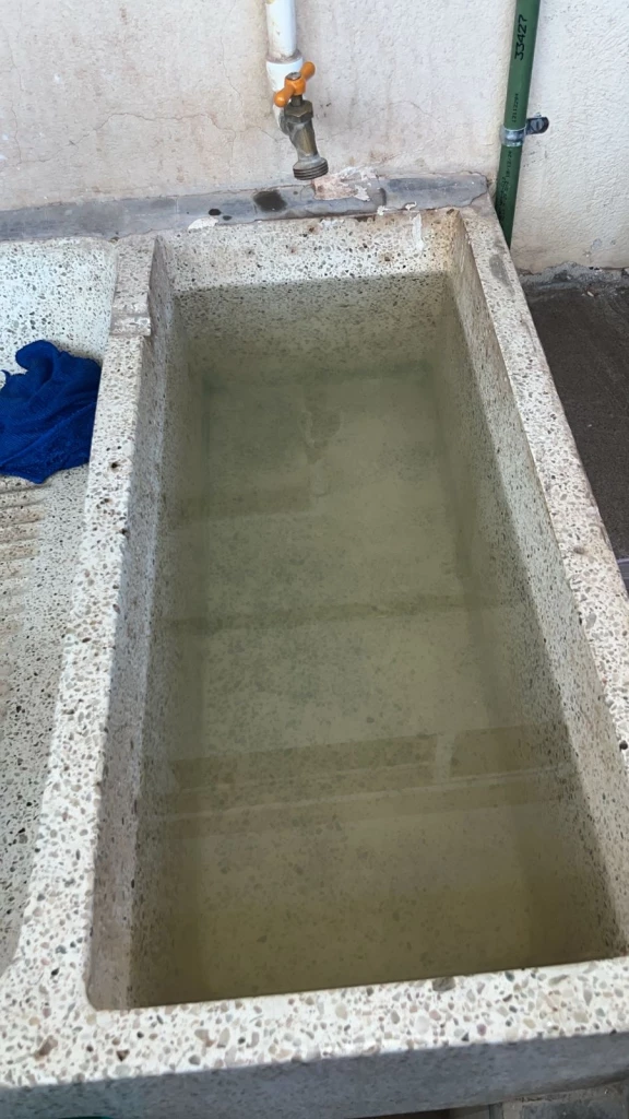 Vecinos de Ruíz Cortines denuncian agua “como chocolate” en Guasave; piden solución urgente a JUMAPAG