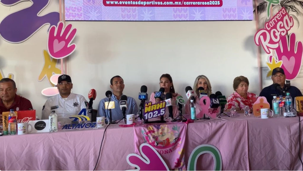 ¡Todo listo para la Carrera Rosa 2025 en Los Mochis!