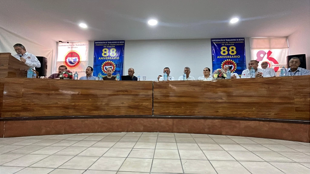 Por el 88 aniversario de la Federación de Trabajadores de Sinaloa realizan capacitación a líderes sindicales en Mazatlán 