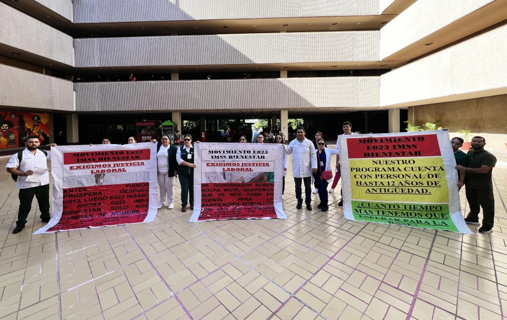 Piden base trabajadores del IMSS-BIENESTAR Sinaloa