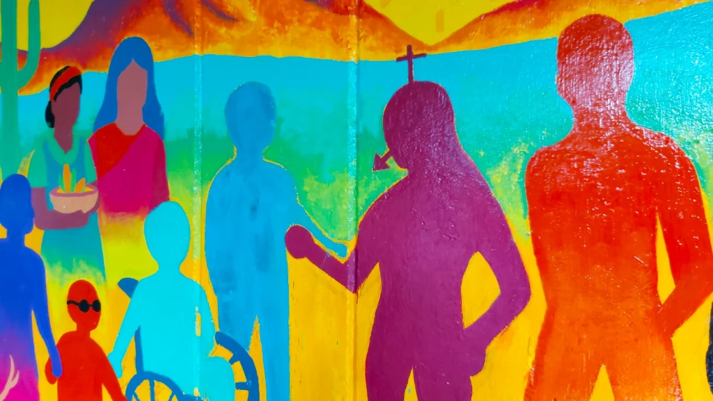 ITSON y ENEE crean mural por la paz que celebra la diversidad cultural en Sonora