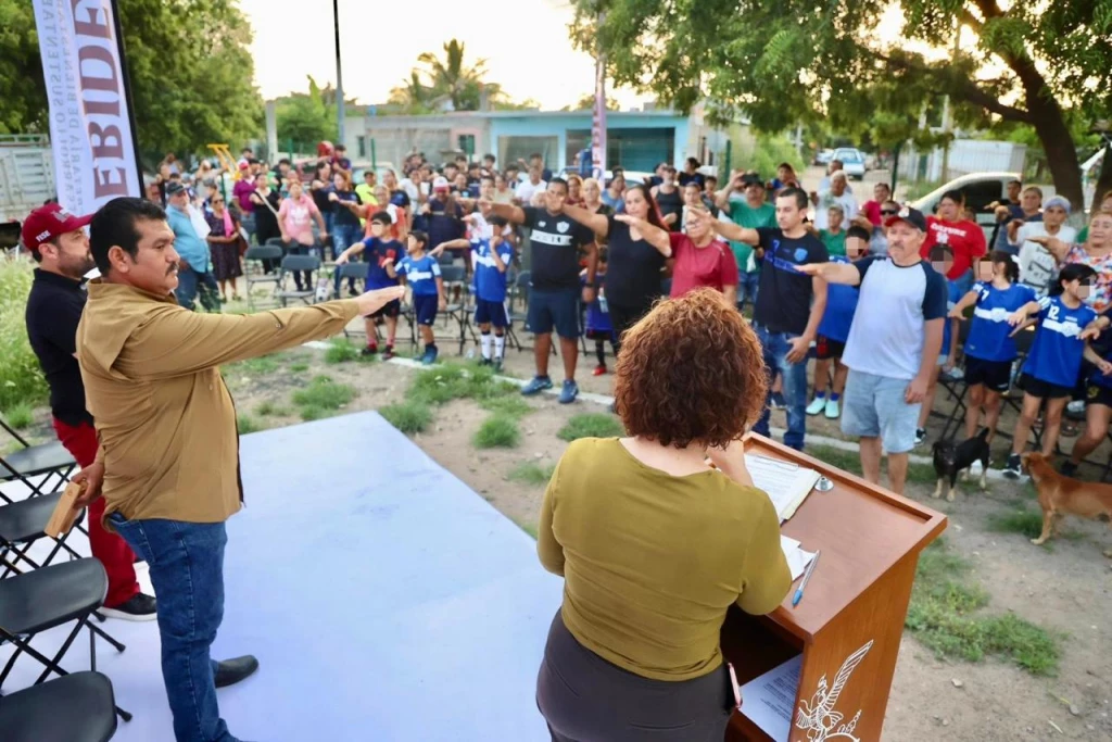 Rehabilitarán cancha deportiva en El Diez, Culiacán
