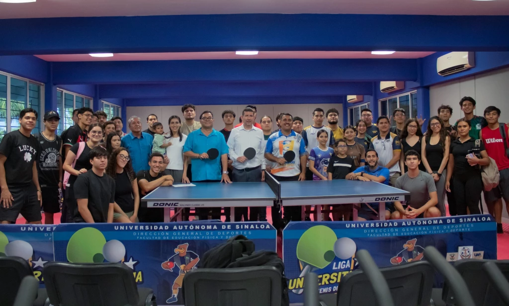 Inauguran nuevo gimnasio de Tenis de Mesa en la UAS