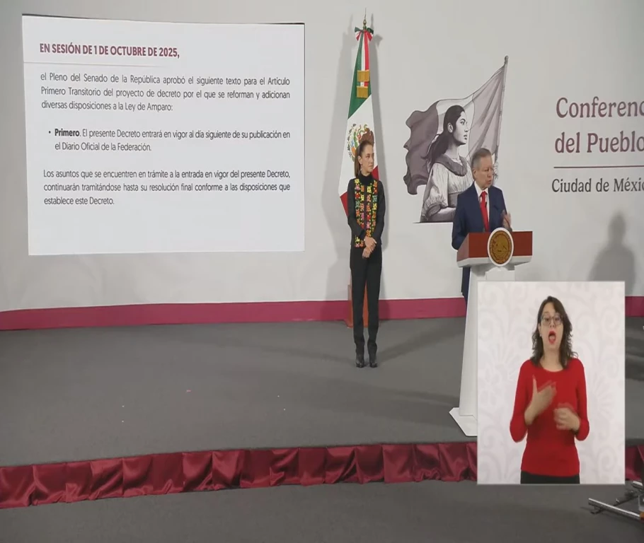 Pide Gobierno de México que legisladores rectifiquen Ley de Amparo