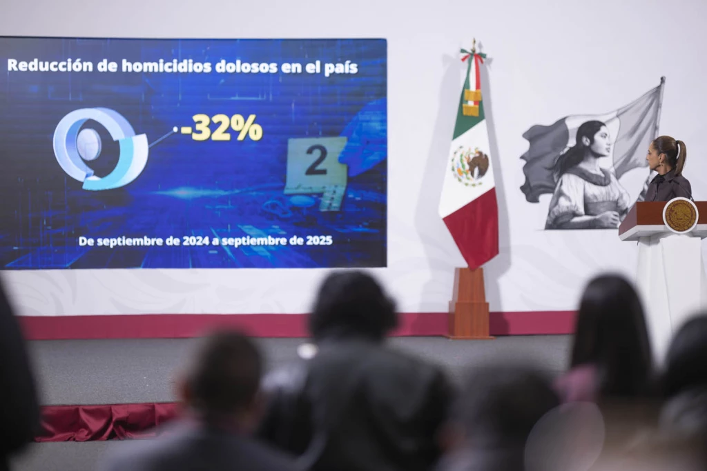 Siguen disminuyendo los homicidios dolosos en México