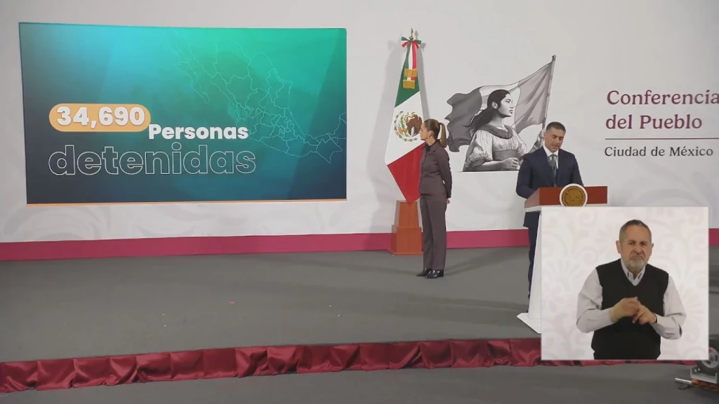 Más de 34 mil personas han sido detenidas