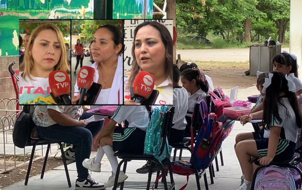 ¡Ojo! Más de 300 alumnos toman clases a la intemperie en Los Mochis