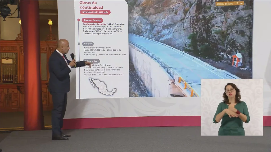 Se lleva un avance del 60% en infraestructura carretera