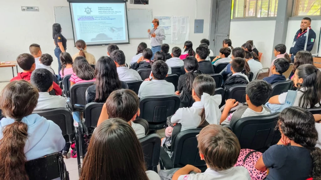 Fomenta SSPM la prevención entre jóvenes de secundaria en Villa Bonita