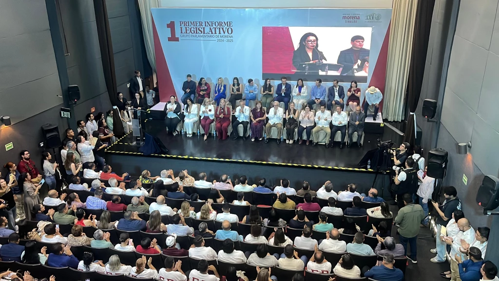 Grupo Parlamentario de Morena rinde su primer Informe Legislativo en Mazatlán 