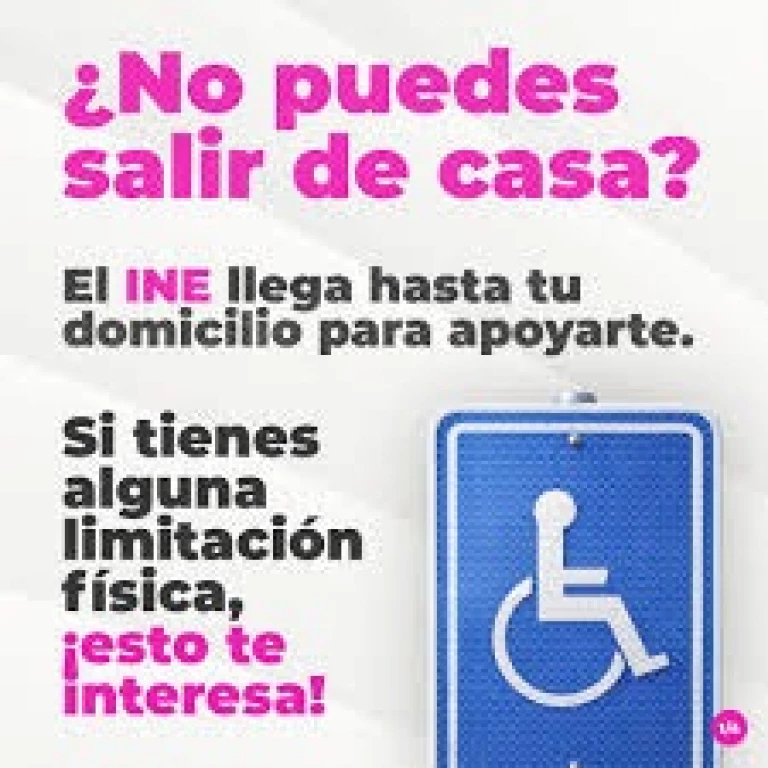 El INE facilita expedición de credencial a personas con discapacidad