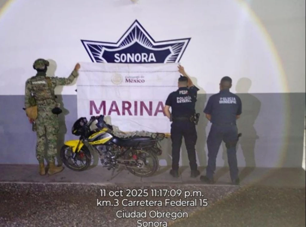 Aseguran motocicleta y droga en Estación Corral durante operativo especial 