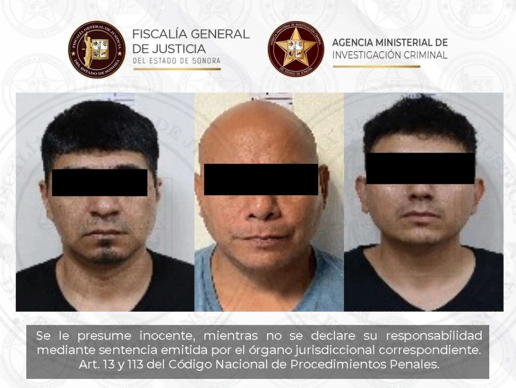 Ejecutan órdenes de aprehensión contra tres presuntos homicidas en Ciudad Obregón