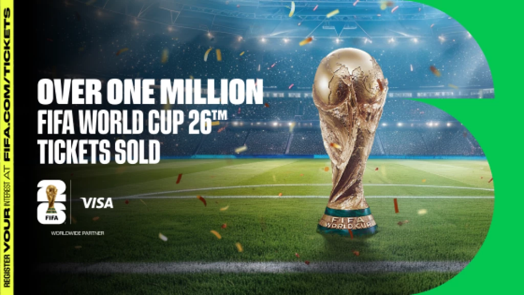 se han vendido más de un millón de boletos para la Copa del Mundo de la FIFA 2026